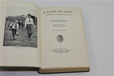 Francis Ouimet Signed 1932 1st Ed. 'A Game of Golf' Book Inscribed JSA ALOA