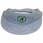 Multi-Signed 1988 US Open ay The Country Club Visor Including Kite, Solheim, Crenshaw, & others JSA ALOA