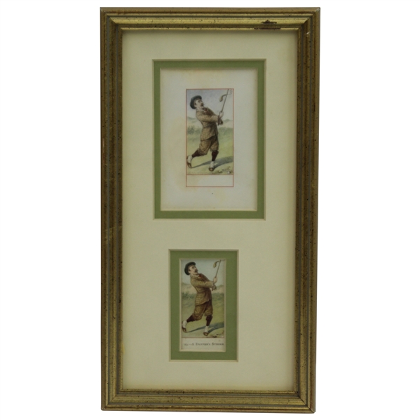 George Pipeshanks Original Artwork for Copes A Duffers Stroke Card #23 - Framed