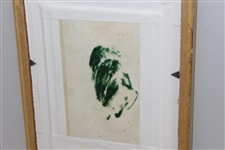 George Pipeshanks Original Artwork for Cope's 'A Duffers Stroke' Card #23 - Framed