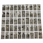 Full Complete Set of 1927 Churchmans Golfers Cigarette Cards - Fifty (50) - Great Condition