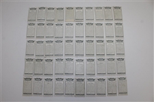 Full Complete Set of 1927 Churchmans Golfers Cigarette Cards - Fifty (50) - Great Condition
