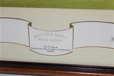Ltd Ed Around & About with Alliss 7th hole at Verulam GC - Sam Ryder Home Club Signed by Artist Peter Alliss 