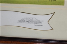 Ltd Ed Around & About with Alliss 7th hole at Verulam GC - Sam Ryder Home Club Signed by Artist Peter Alliss 
