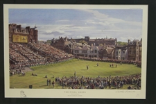 Ltd Ed 'St Andrews The Final Green' Print Signed by Artist Arthur Weaver 87/400 - Framed
