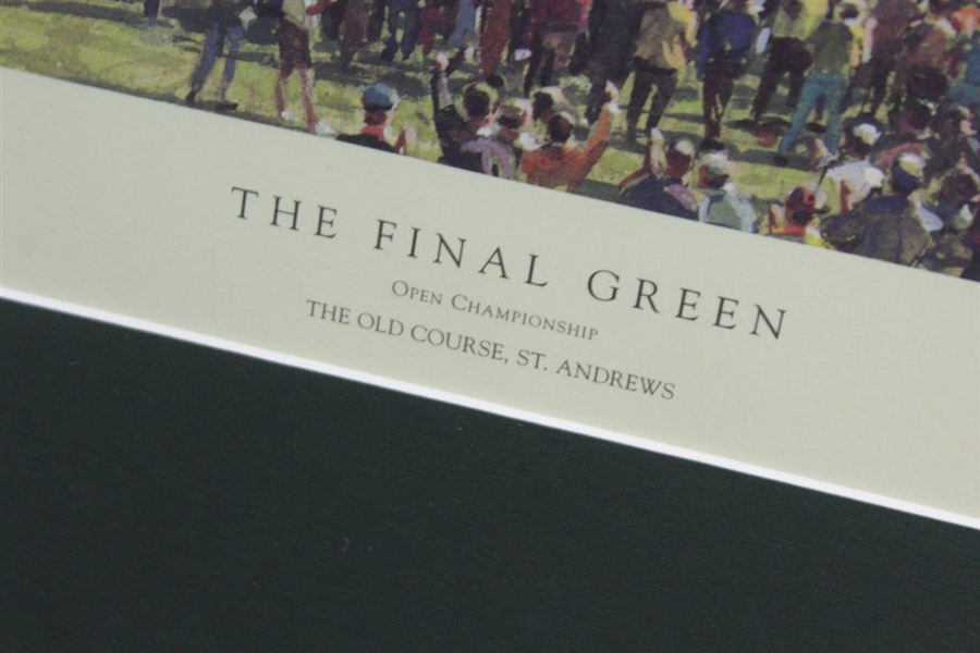 Ltd Ed 'St Andrews The Final Green' Print Signed by Artist Arthur Weaver 87/400 - Framed