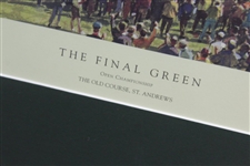 Ltd Ed 'St Andrews The Final Green' Print Signed by Artist Arthur Weaver 87/400 - Framed