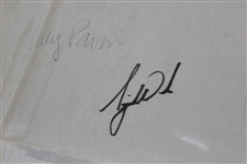 Tiger Woods & others Signed 1995 USGA Centennial House Flag - One of a Kind JSA ALOA