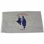 Tiger Woods & others Signed 1995 USGA Centennial House Flag - One of a Kind JSA ALOA