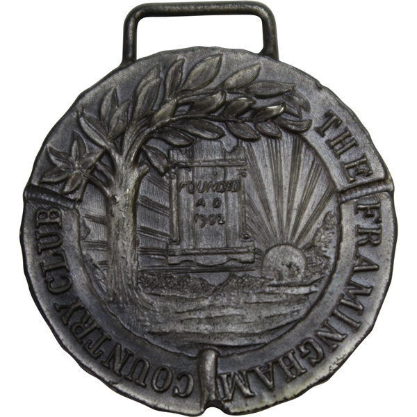 The Framingham Country Club Sterling Silver Medal in Box