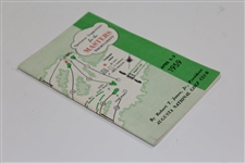 1959 Masters Tournament Spectator Guide - Art Wall Winner
