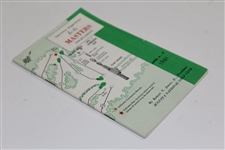 1961 Masters Tournament Spectator Guide - Gary Player Winner
