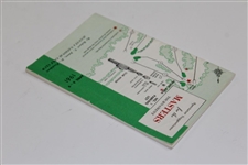 1961 Masters Tournament Spectator Guide - Gary Player Winner