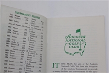 1964 Masters Tournament Spectator Guide - Arnold Palmer Winner