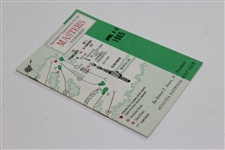 1965 Masters Tournament Spectator Guide - Jack Nicklaus Winner