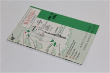 1966 Masters Tournament Spectator Guide - Jack Nicklaus Winner