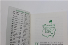1966 Masters Tournament Spectator Guide - Jack Nicklaus Winner