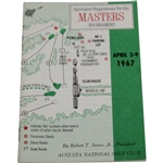 1967 Masters Tournament Spectator Guide - Gay Brewer Winner
