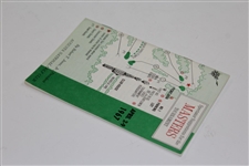 1967 Masters Tournament Spectator Guide - Gay Brewer Winner
