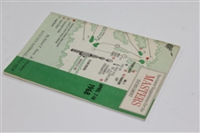 1968 Masters Tournament Spectator Guide - Bob Goalby Winner