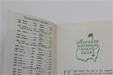 1968 Masters Tournament Spectator Guide - Bob Goalby Winner