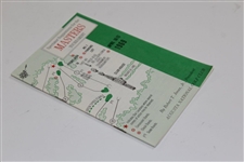 1969 Masters Tournament Spectator Guide - George Archer Winner