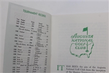 1969 Masters Tournament Spectator Guide - George Archer Winner