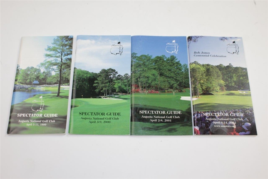 Eleven (11) Masters Tournament Spectator Guides - 1999-2008 & 2011