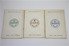 1962, 1965, 1966, 1973 & 1976 Tournament Player Catalogues