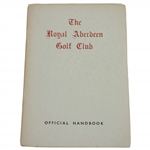 The Royal Aberdeen Golf Club Official Handbook