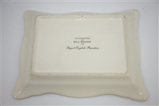 Pittsburgh Field Club Royal English Porcelain Dish Handcrafted by Artist Bill Waugh
