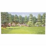 Augusta Hole #12 Golden Bell Ltd Ed Artist Enhanced Giclee Canvas Print by Bill Waugh #7/20