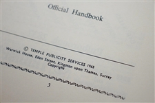 1968 West Sussex Golf Club Official Handbook by Henry Longhurst