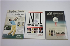 Twelve (12) OPEN Championship Official Programs - 1981, 1982, 1985, 1986, 1990-92, 1998-2002