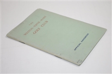 The Weston-Super-Mare Golf Club Official Handbook