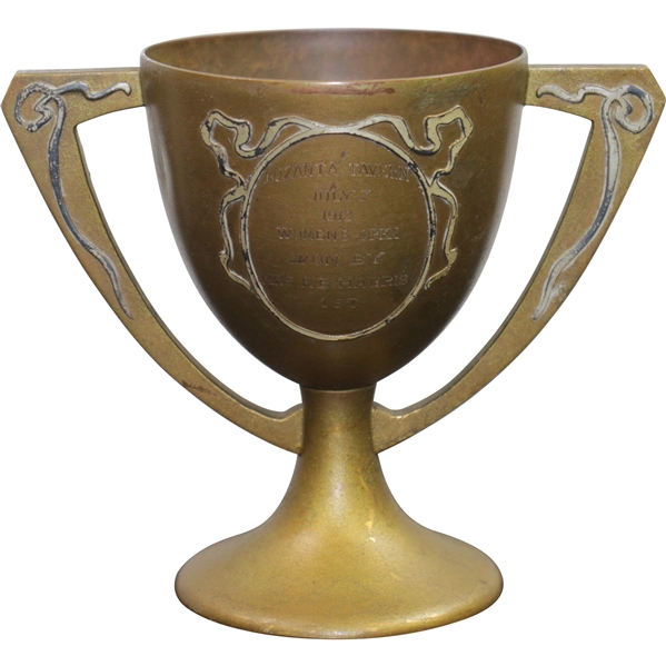 1912 Bozanta Tavern Womens Open Two-Handled Trophy Won by Mrs. F.B. Harris