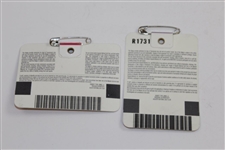 1998 & 2000 Masters Series Badges #Q02709 & #R17315 - O'Meara & Singh Winners