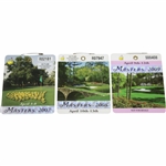 2007, 2008, & 2009 Masters Series Badges - Johnson, Immelman, & Cabrera Winners