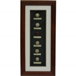 Classic Evolution of the Golf Ball Framed Presentation Display - Facsimile Examples
