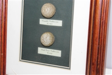 Classic 'Evolution of the Golf Ball' Framed Presentation Display - Facsimile Examples