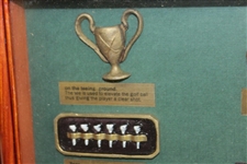 Classic 'Evolution of Golf Equipment' Framed Presentation Display - Replica Items