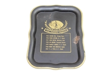 National Amateur Golf Tray with Jack & Arnie Plus Unmarked Ash Tray & Jim Thorpe Trophy Tray