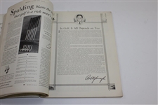 Bobby Jones on Golf Magazine with Introduction by Grantland Rice - Copyright 1929-1930
