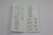 1961 Augusta National Golf Club Membership Directory with Key Dates/Info - Oct. 10, 1961