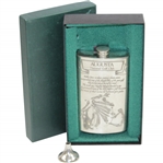 Augusta National Golf Club English Pewter Golf Flask - Excellent Condition in Box