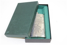 Augusta National Golf Club English Pewter Golf Flask - Excellent Condition in Box