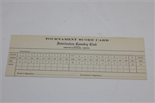 1930 US Open at Interlachen Country Club Official Scorecard - Bobby Jones Grand Slam!