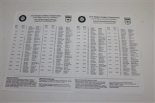 Collin Morikawa Signed 2018 Western Amateur at Sunset Ridge Scorecard JSA ALOA