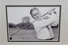 Bobby Jones Early 1930's Signed Cut with 5x7 B&W Photo - Framed PSA/DNA #81946632