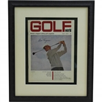 Ben Hogan Signed 1965 Golf World Magazine - April - Framed JSA ALOA